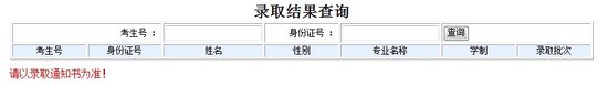 2013年首都醫(yī)科大學(xué)高考錄取查詢系統(tǒng)