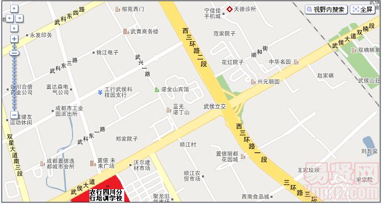 農(nóng)行省分行培訓(xùn)學(xué)校地圖