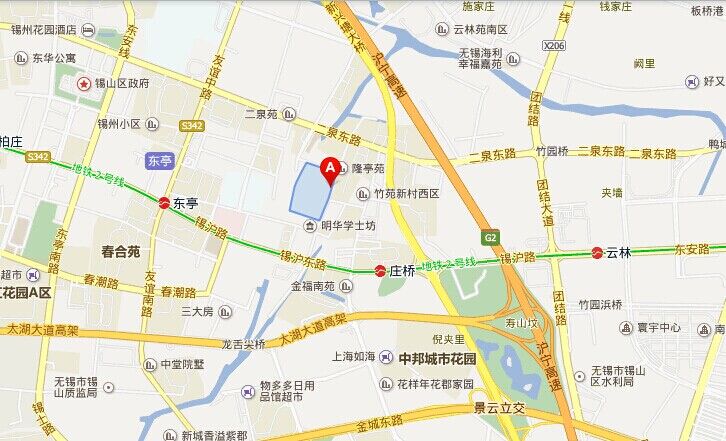 無錫市東亭實(shí)驗(yàn)小學(xué)交通示意圖