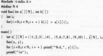 2016年計算機(jī)二級C語言考前20天必做題(4)