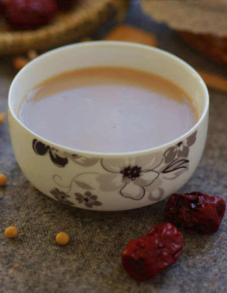 核桃紅棗糯米豆?jié){