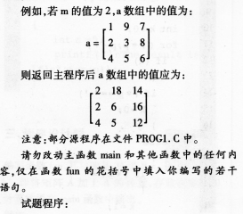 2016年計(jì)算機(jī)二級(jí)C語言考前15天沖刺必做題(3)
